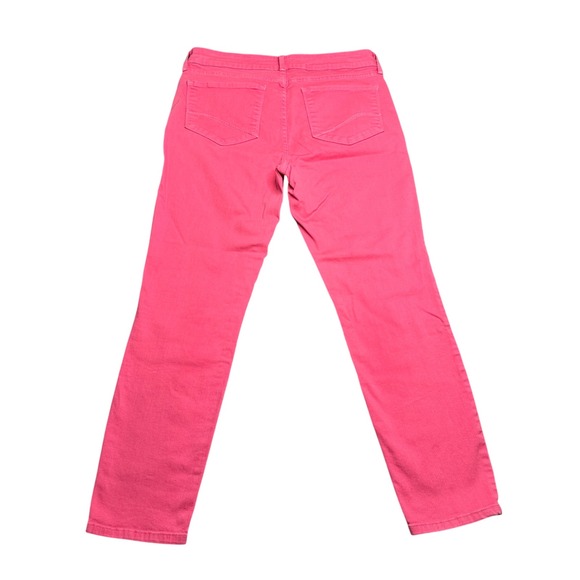 NYDJ Clarissa Ankle Jeans Size 10 Pink Lift Tuck Technology Womens Denim - Picture 2 of 13